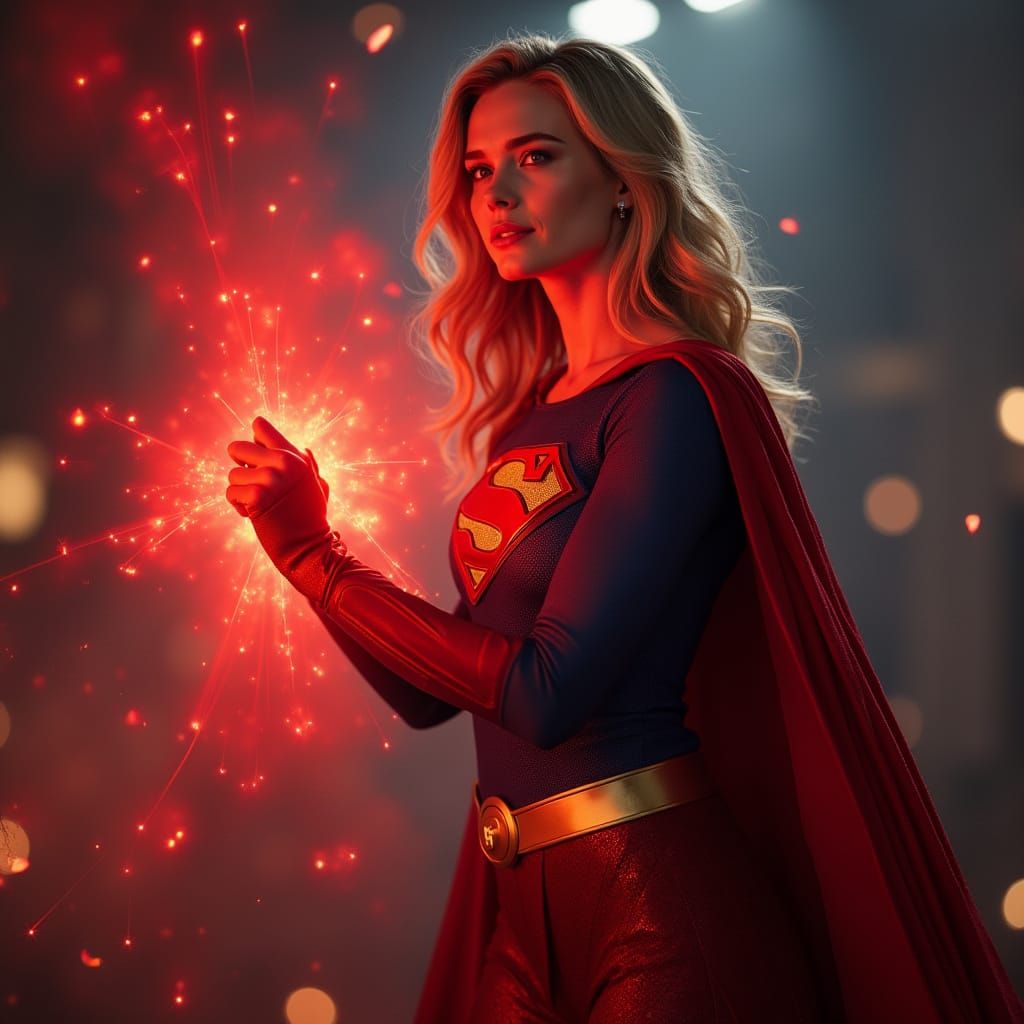 Red Lantern Supergirl Reimagined