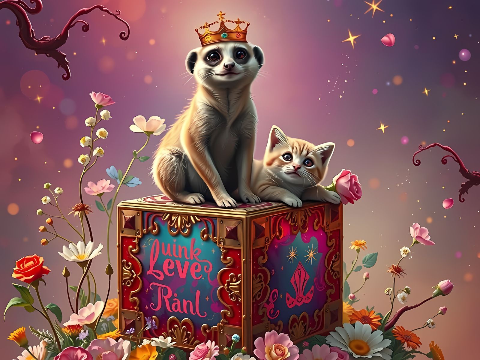 🧧🙀Meerkat, he is the King of the ruby cube!