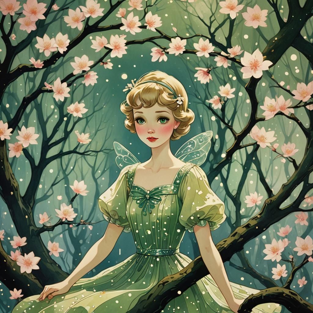 Enchanted Fairytale Portrait with Tinkerbell, in Storybook S...