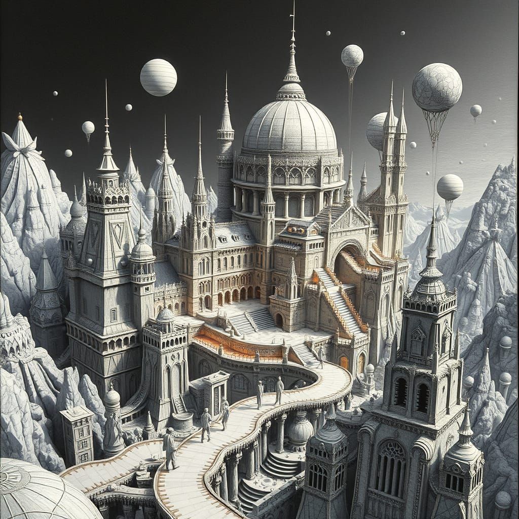 Volumetric Etchings: A Fantastical 3D Masterpiece