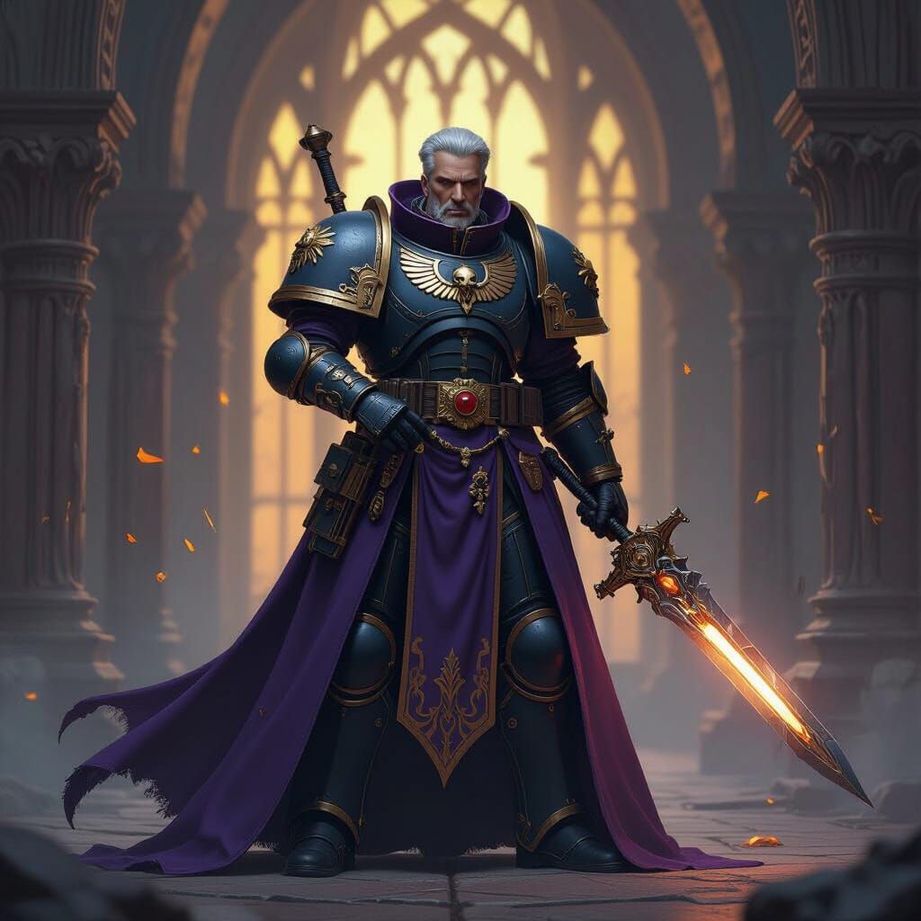 Warhammer 40k Inquisitor with Power Sword