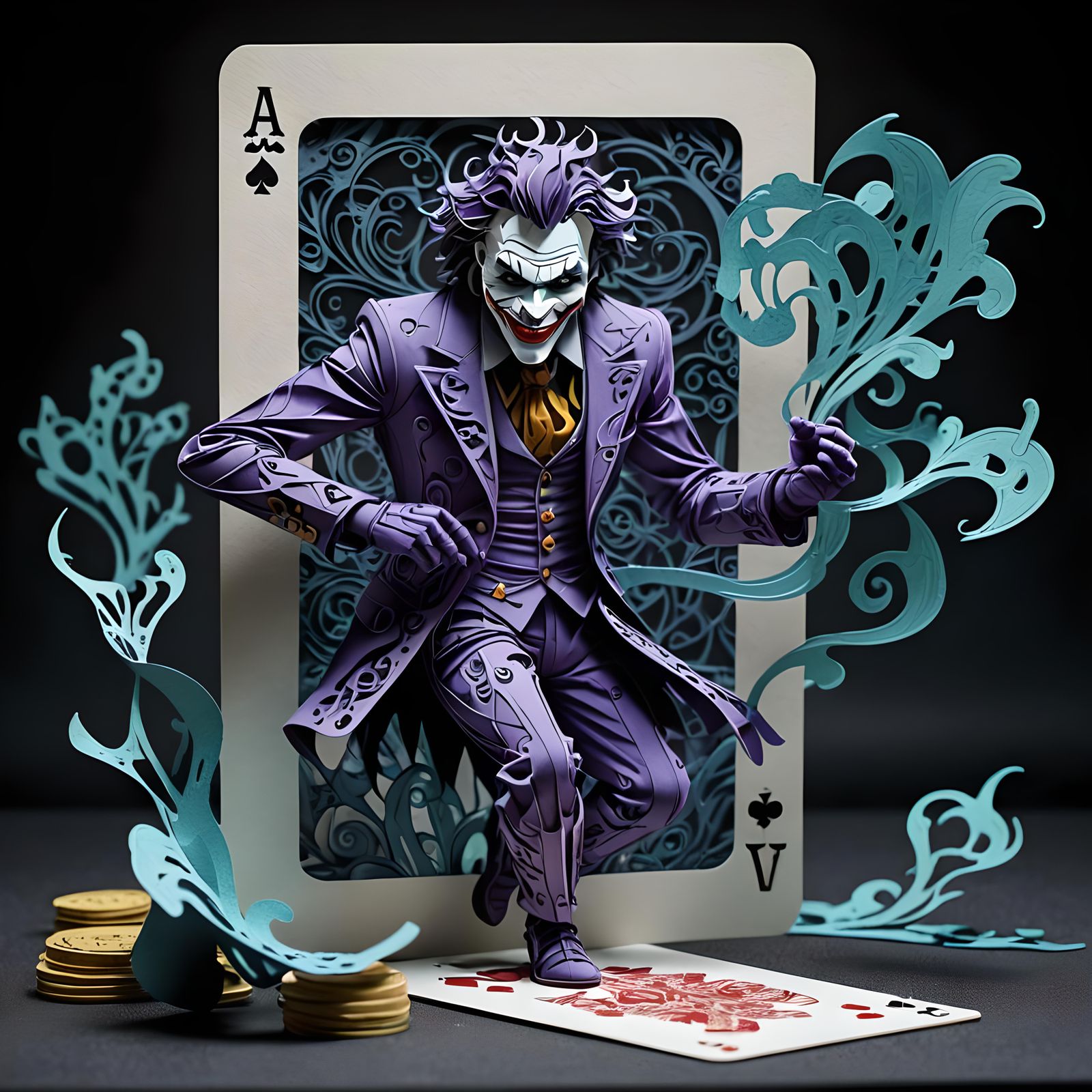 The Joker of Kirigami