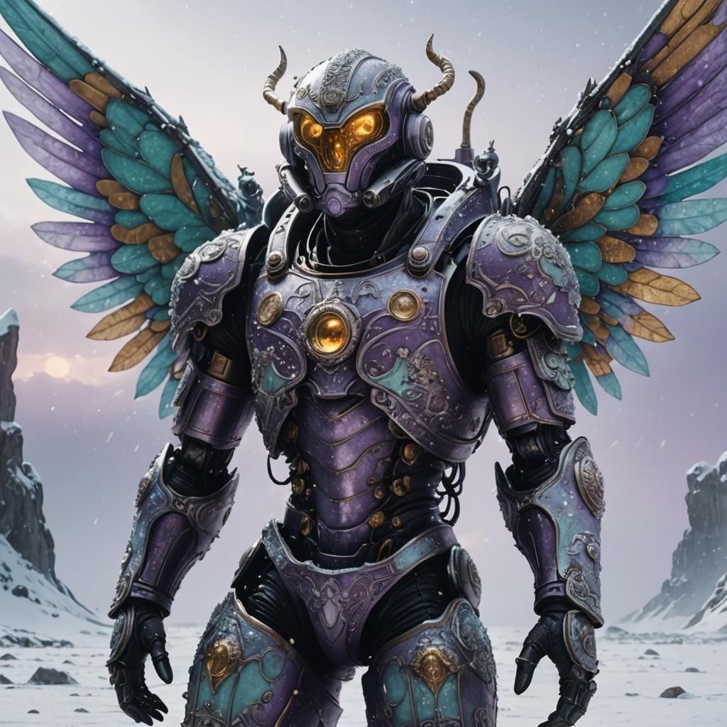 Mint Teapot on White Wasteland in Digital Painting