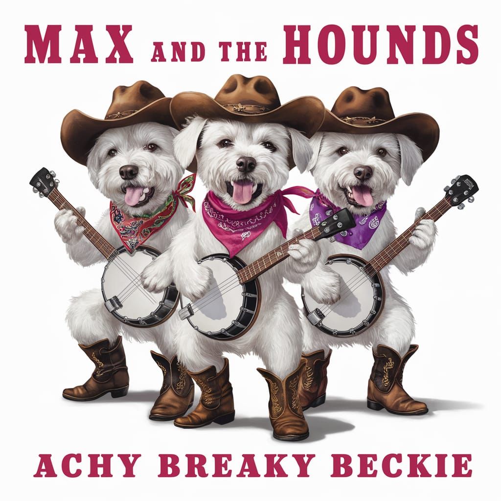 Max and the Hounds: Achy Breaky Beckie Album Cover