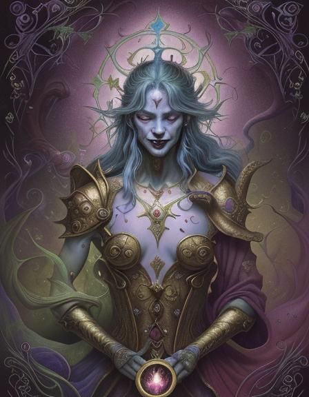 Mystic Fantasy Tarot Art: The Fool