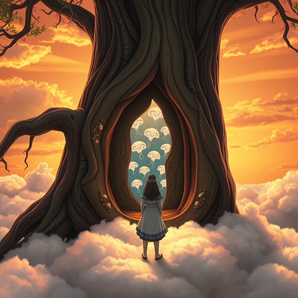 Dreamy Doorway in the Sky, Animation Inspired