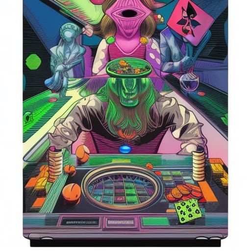 KAWS Companion with Magic Mushrooms, Comic Book Art