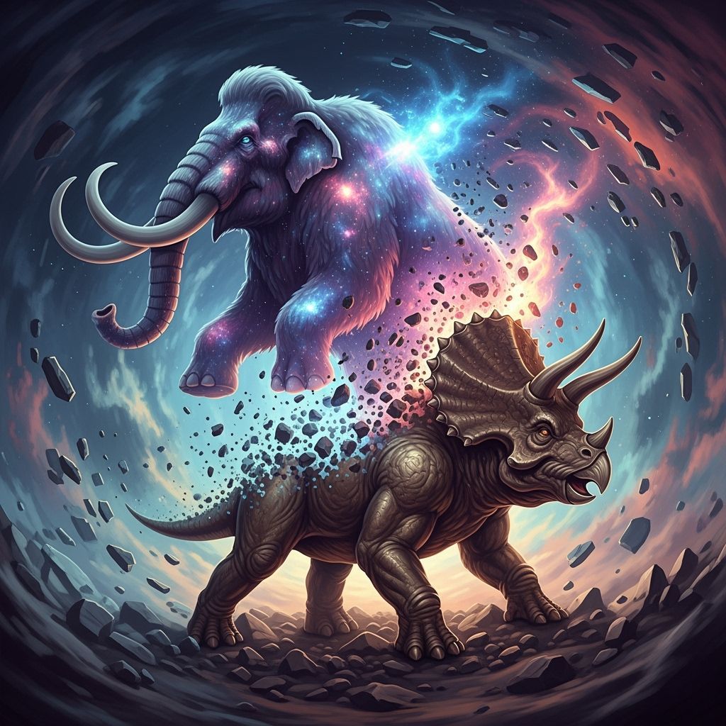 Cosmic Mammoth Transforms into Bronze Triceratops