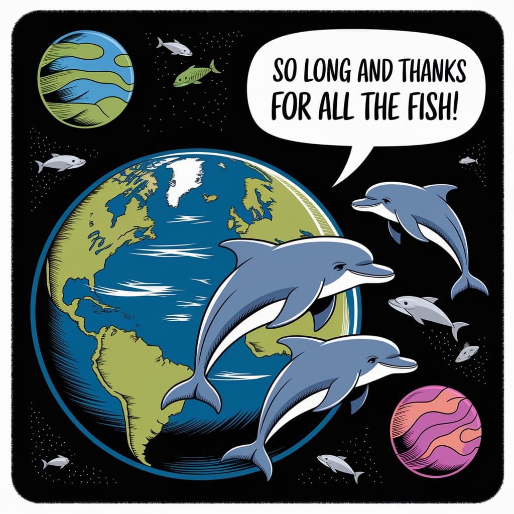 Dolphins' Farewell Message to Earth