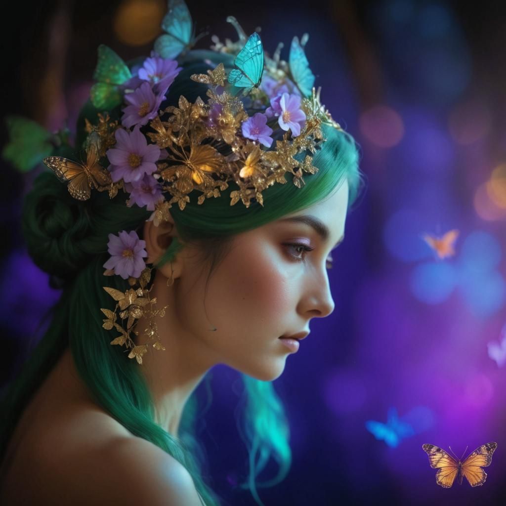 Lady Palutena, Goddess of Light, in Hyperrealistic Photo