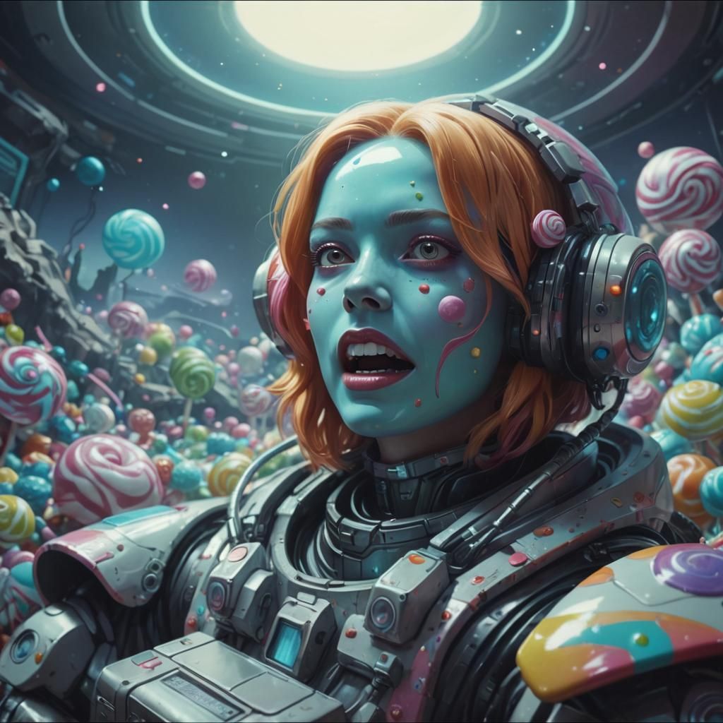 Candy Art Sci-Fi Scene: I Have No Mouth