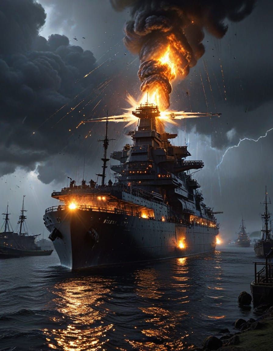 Cyberpunk Space Battles in the Dark of Orion