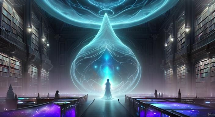 Create a mesmerizing digital matte painting depicting the sc...