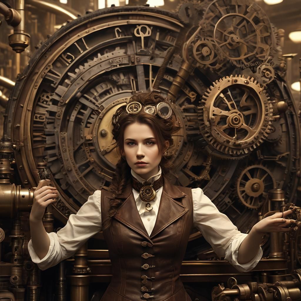 Steampunk Inventor's Workshop
