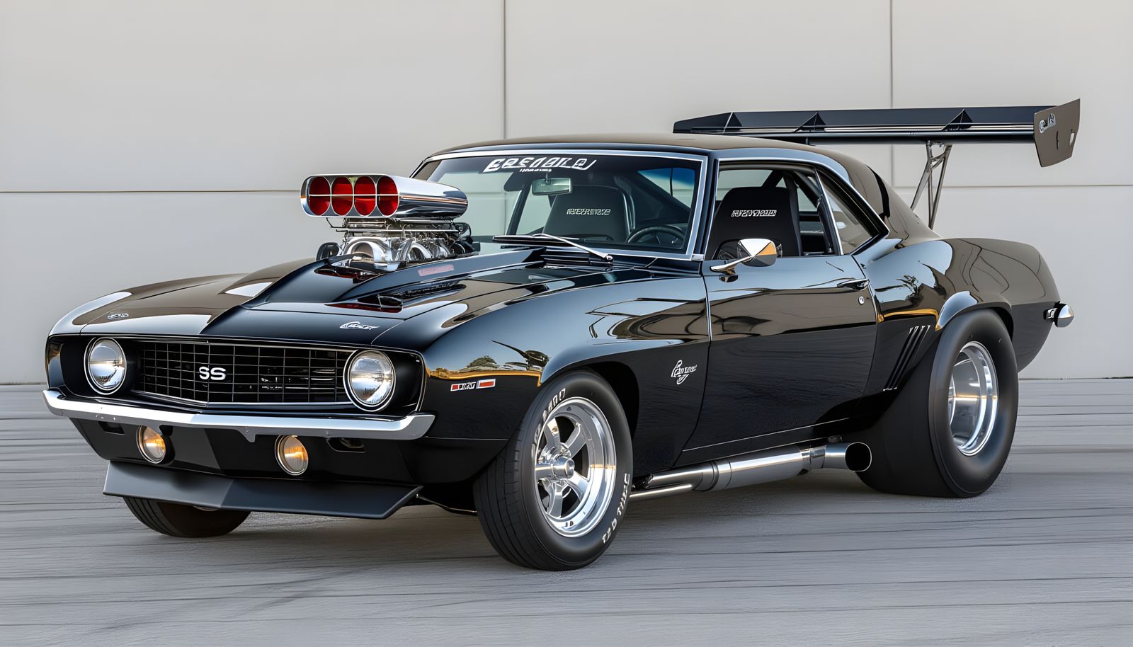 Pro Mod Dragster '69 Camaro Concept Art