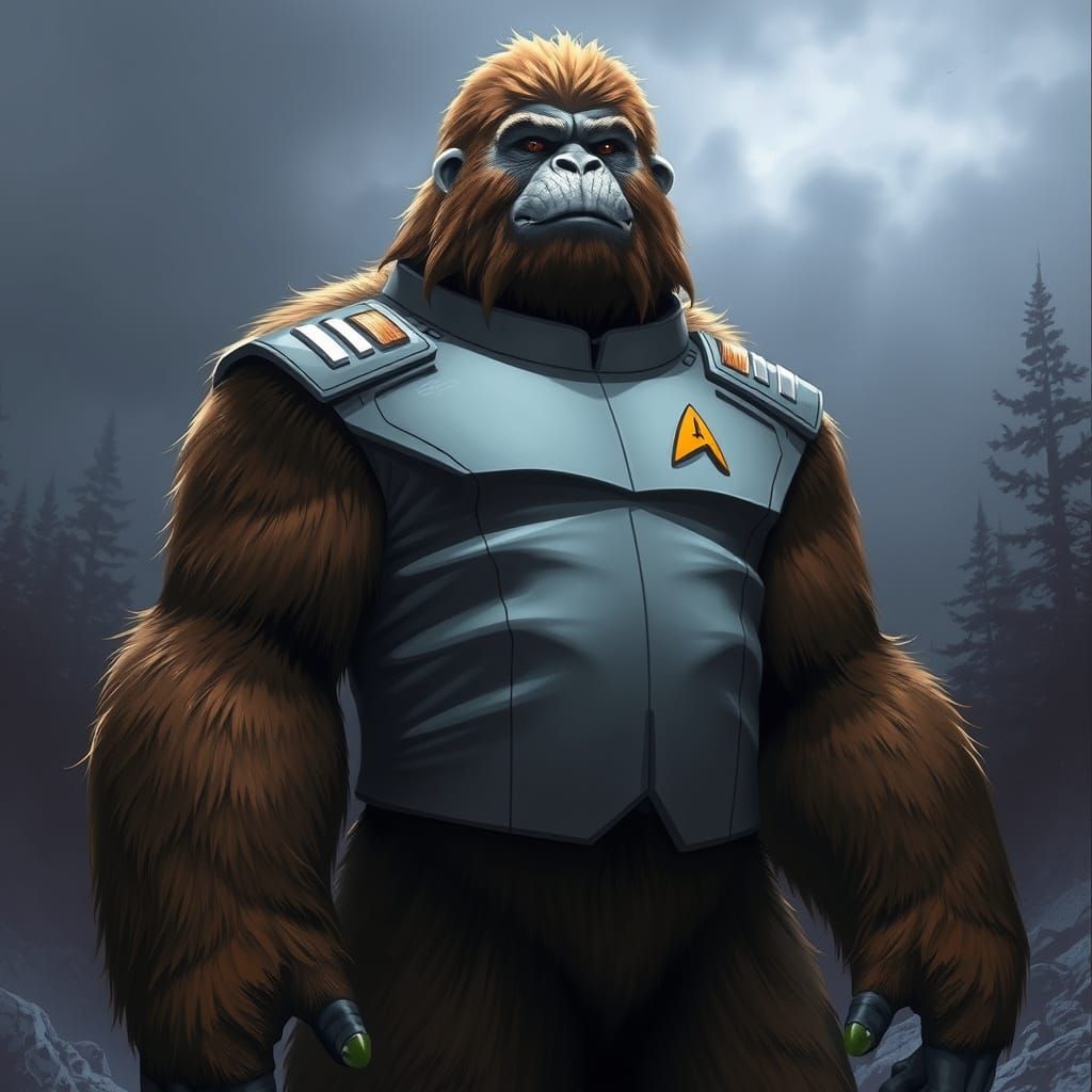Starfleet's Unlikely Recruit: Bigfoot in Uniform