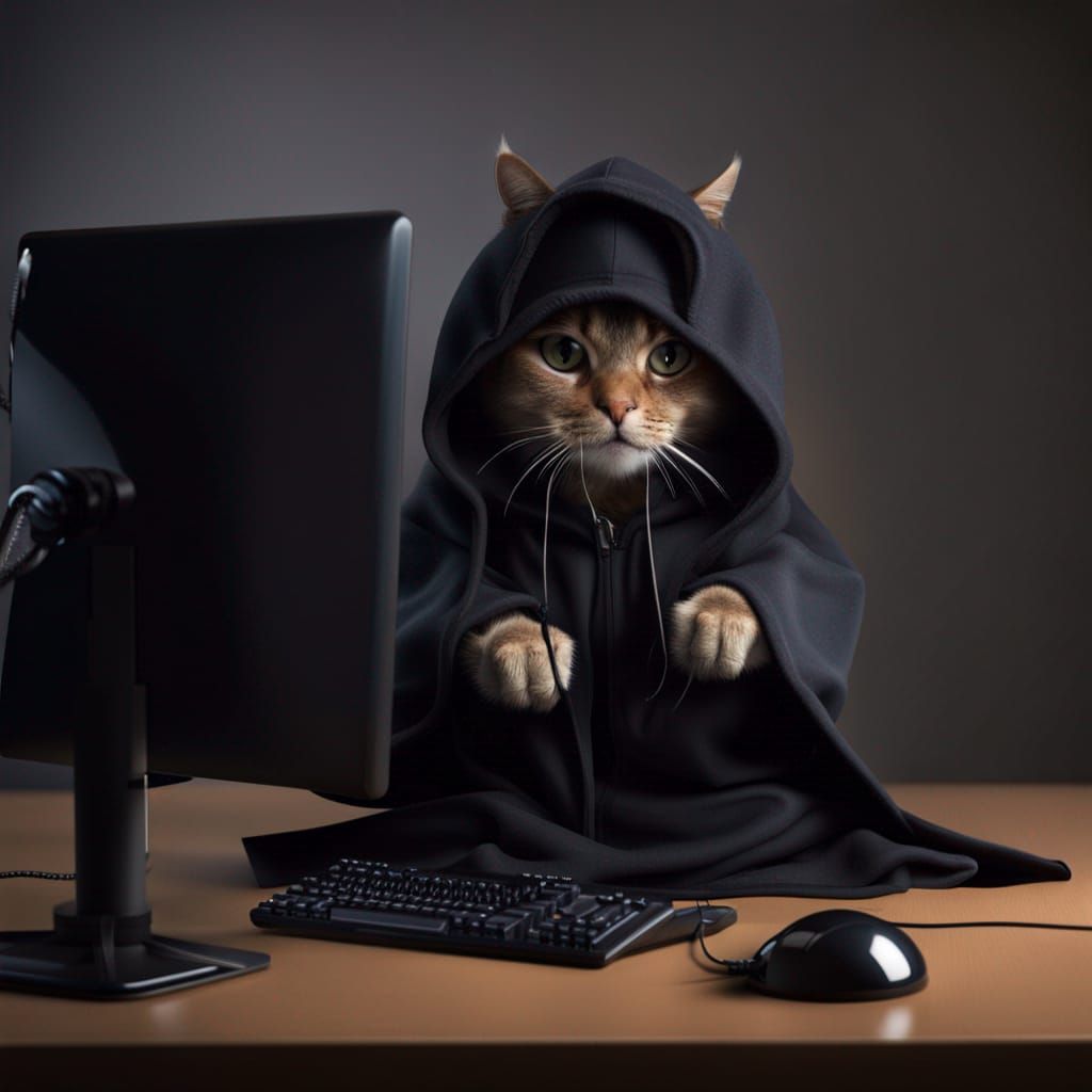 Hacker cat
