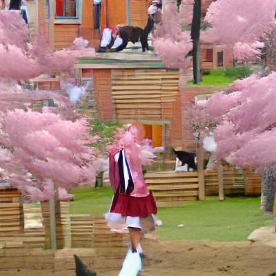 Anime Catgirl Illustration