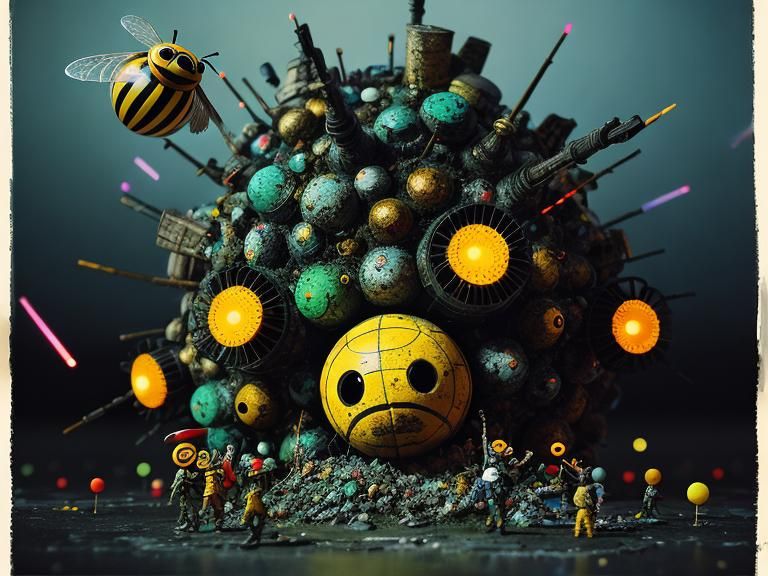 Groovy Grooves Dropped The Bee Bomb at the Glue Factory