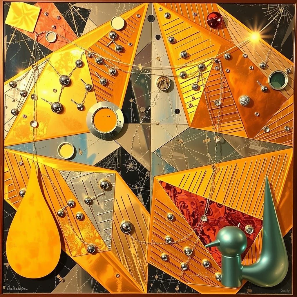 Metallic Reflections: Gold, Silver, and Chrome Textures