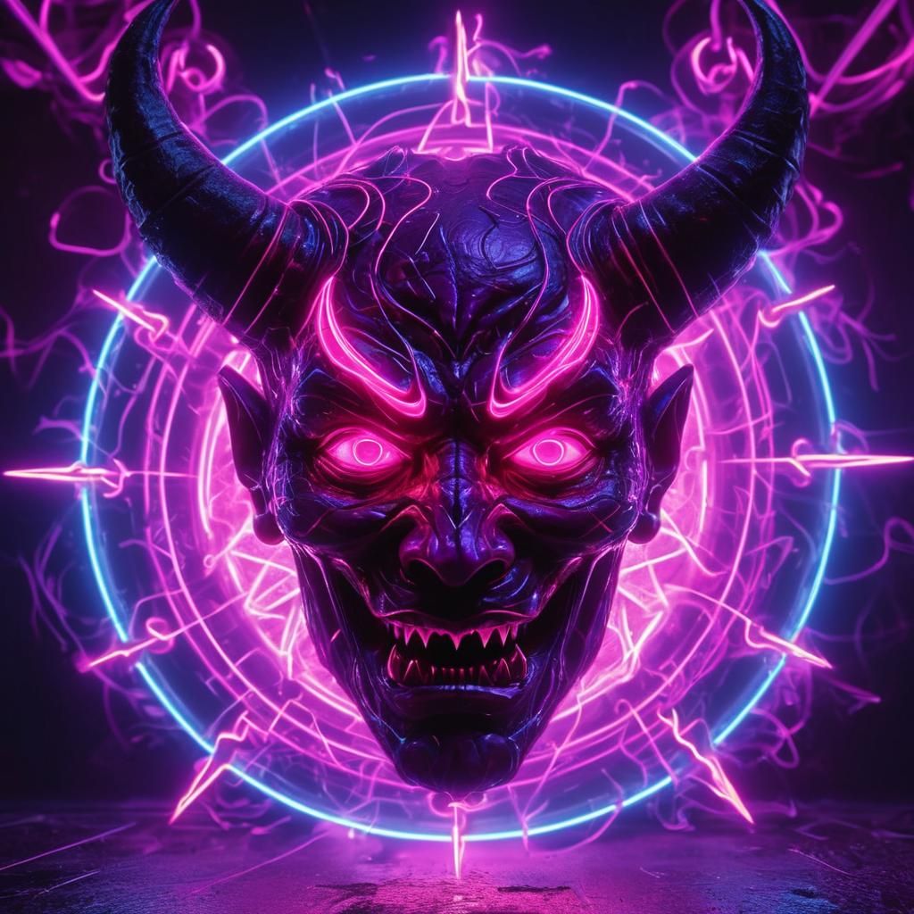 Neon devil