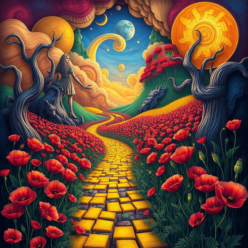 Dreamlike Landscapes of Oz in Vibrant Colors