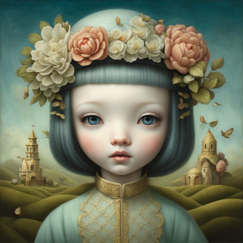 Surreal Figures in a Dreamlike, Whimsical Style