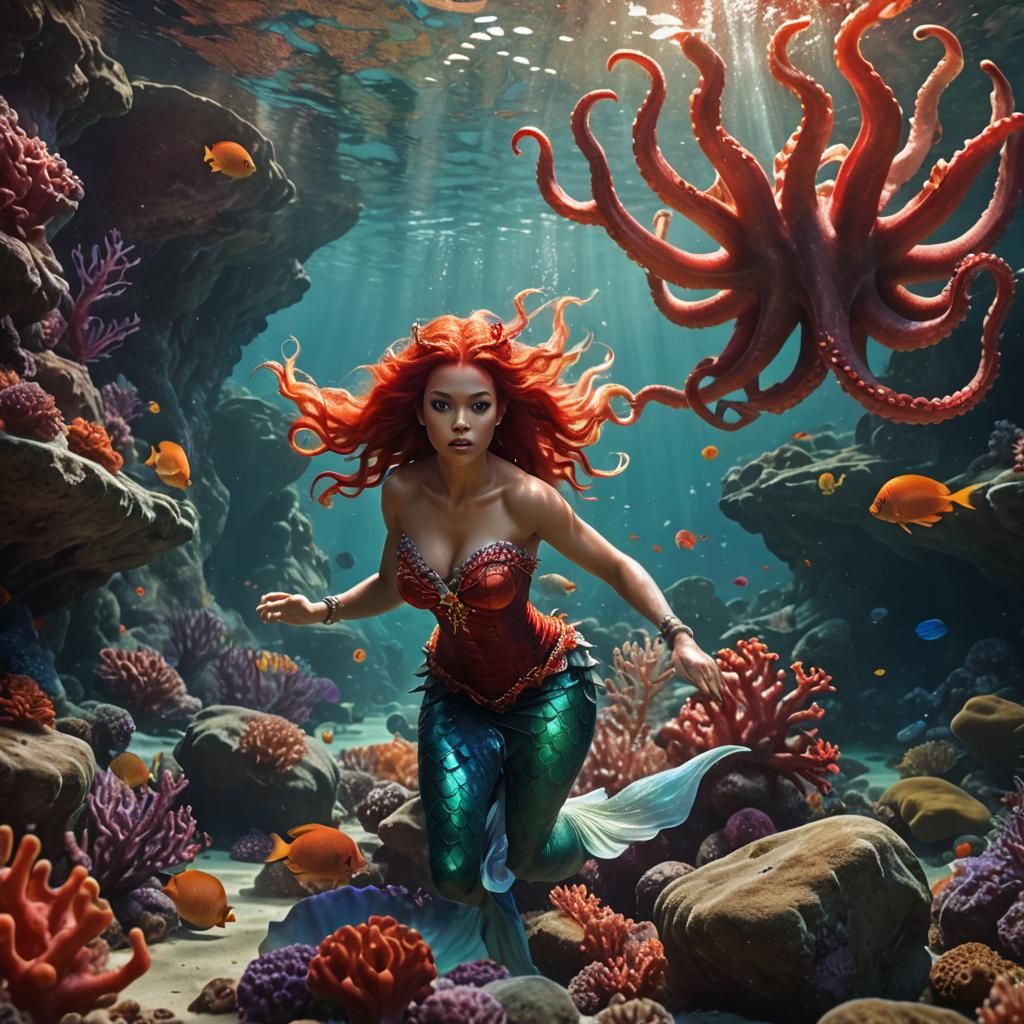 Mermaid Escape: A Cinematic Underwater Chase