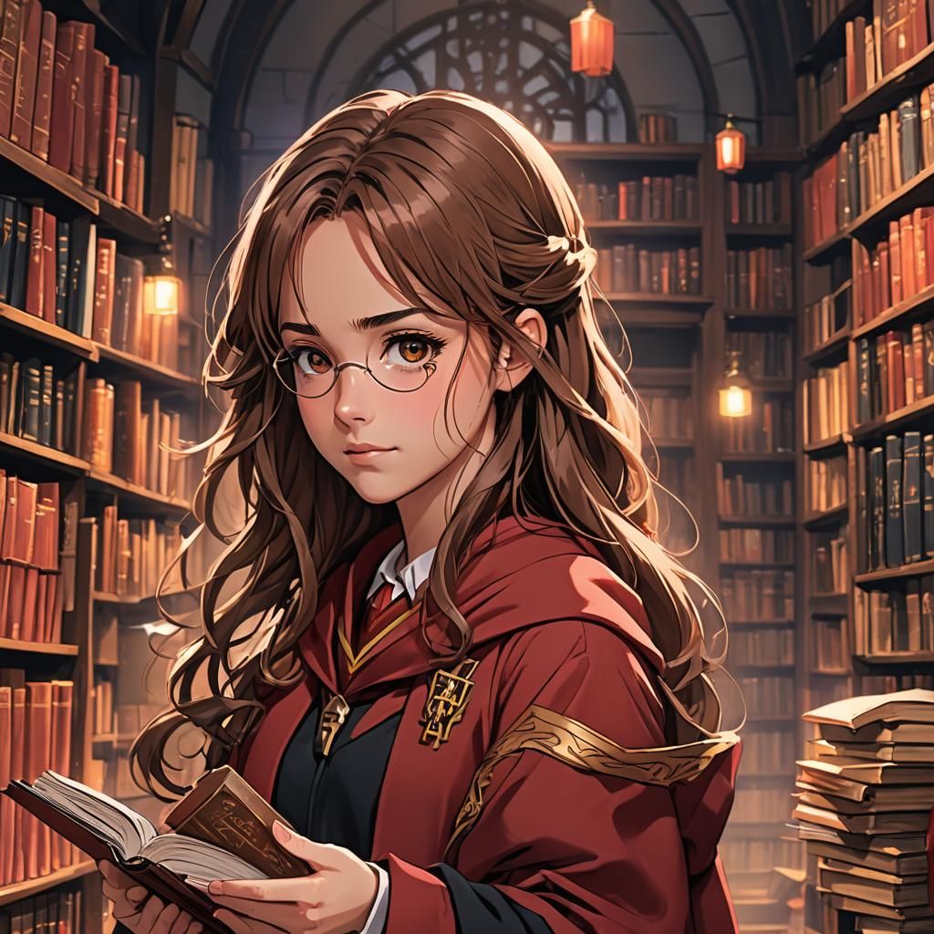 Hermione Granger as Anime Manga Scan