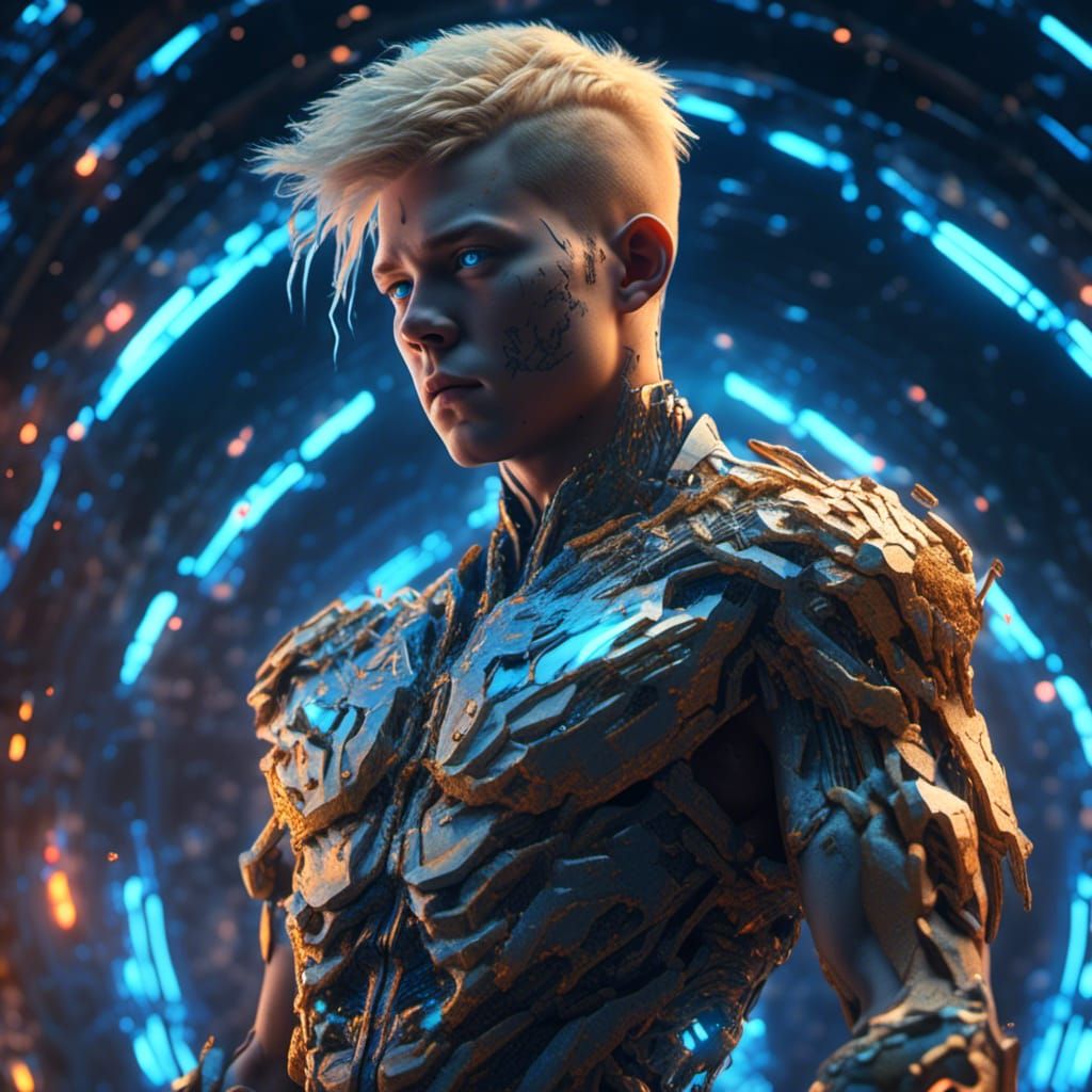 Tropical Planet Fantasy Portrait in 8k Resolution