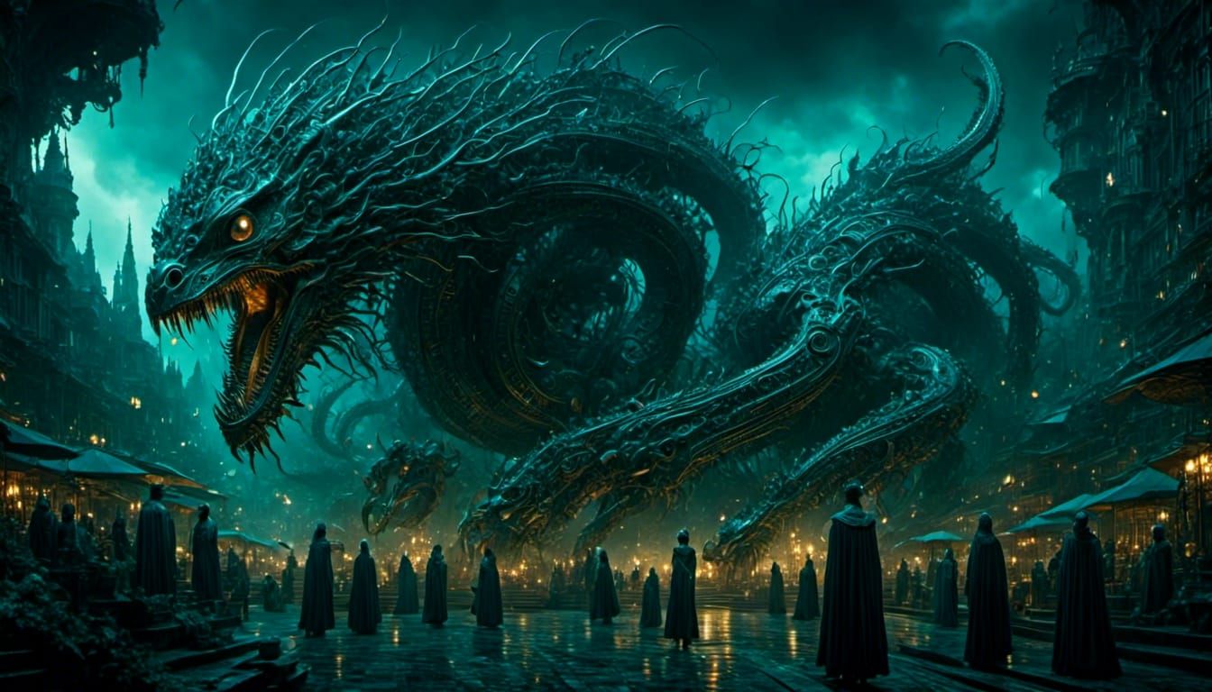 Dancing Fandango in Alien Biopunk Landscape