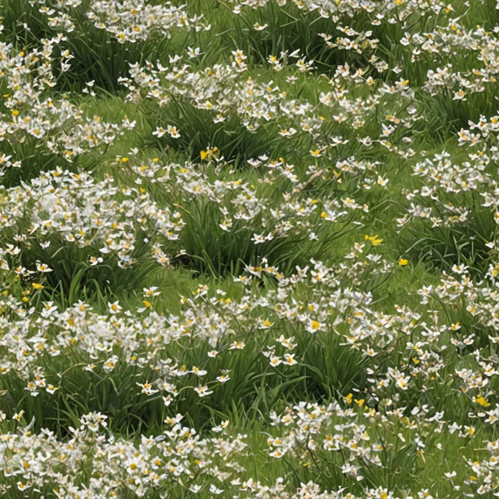 Horse's Joyful Springtime Meadow