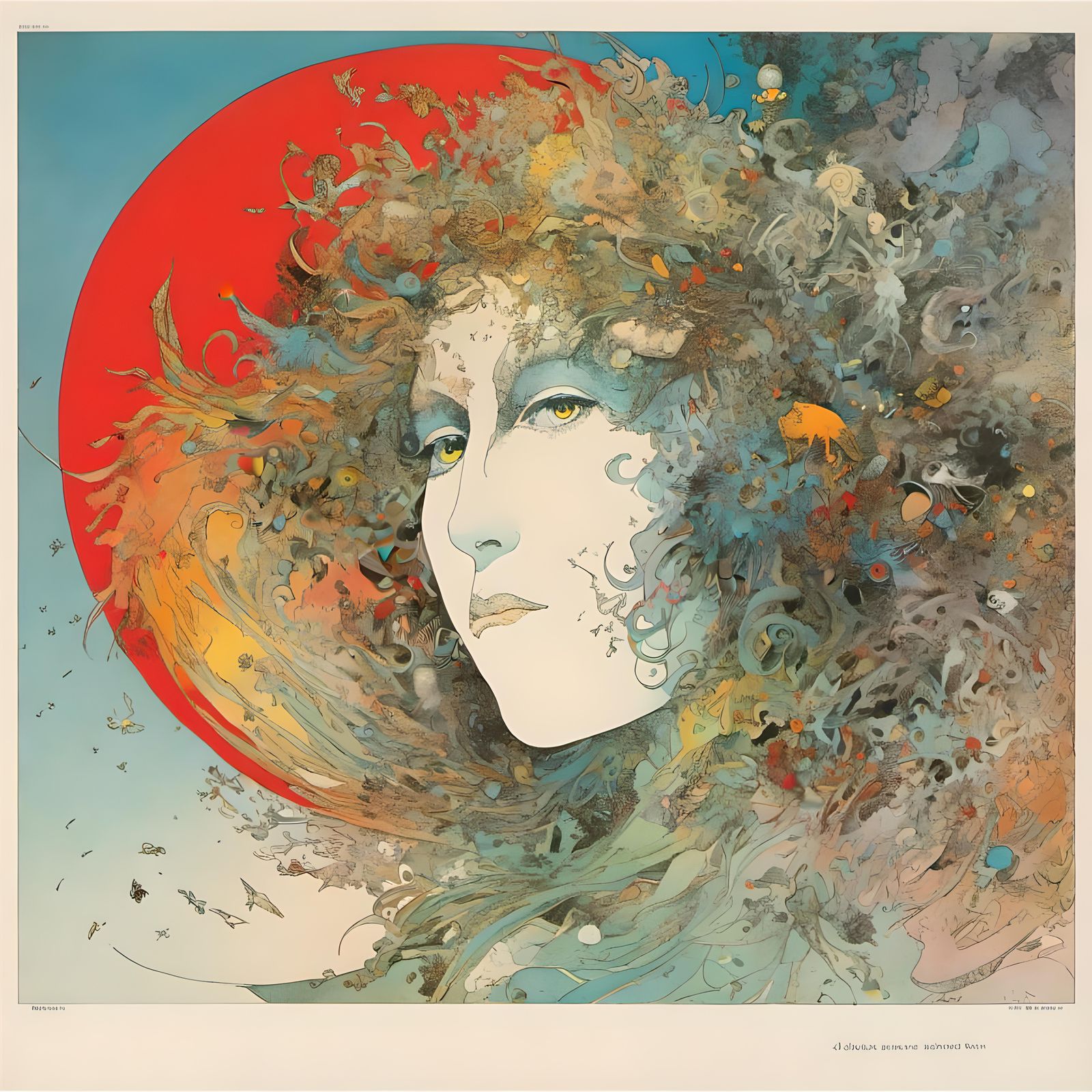 Abstract Emotions in Moebius Style