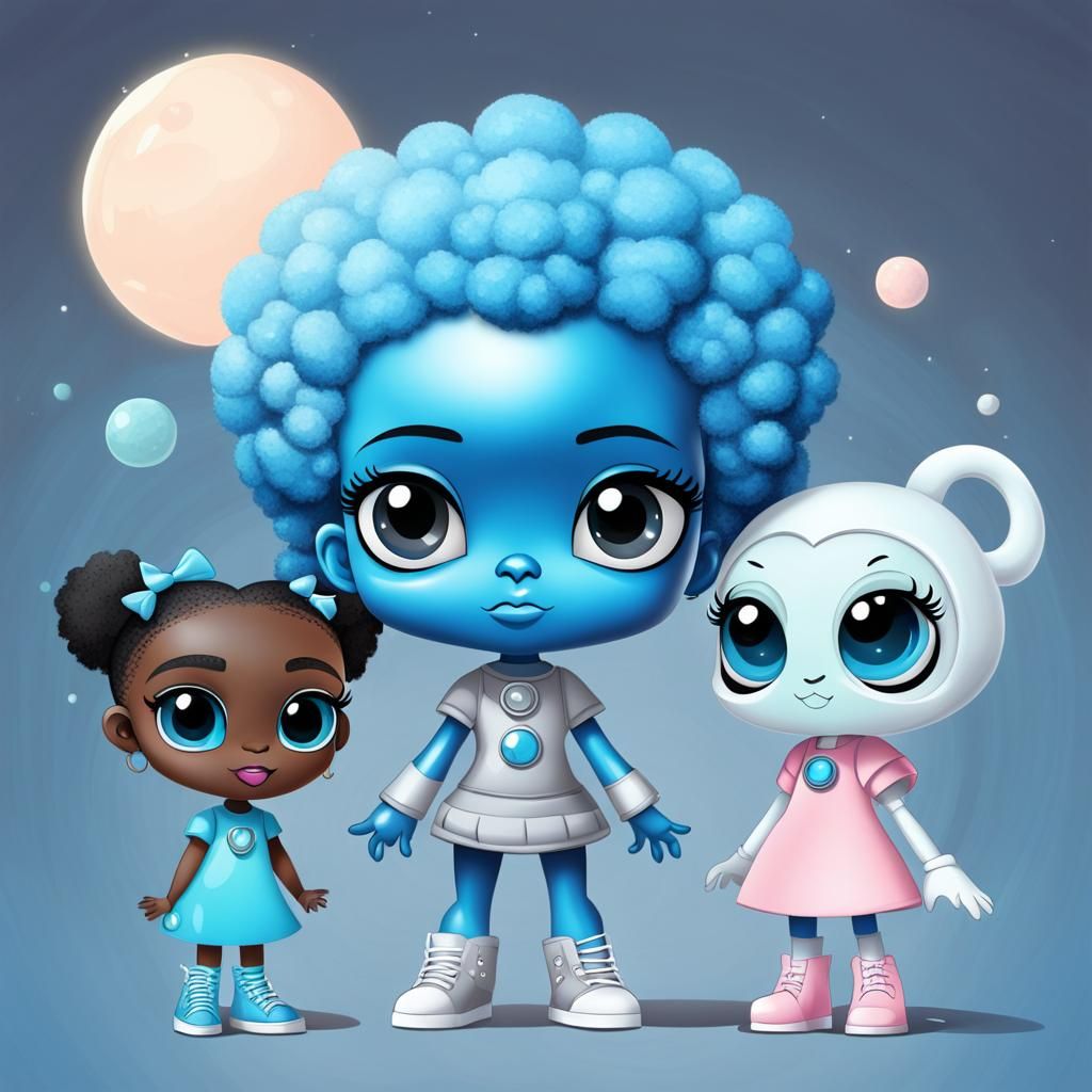 Powerpuff Girls Inspired Girl Meets Friendly Alien