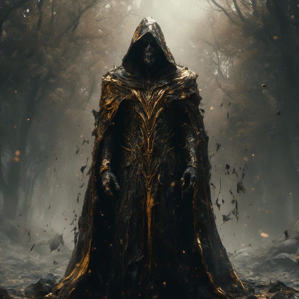 King of Wizards in Dark Fantasy Concept Art