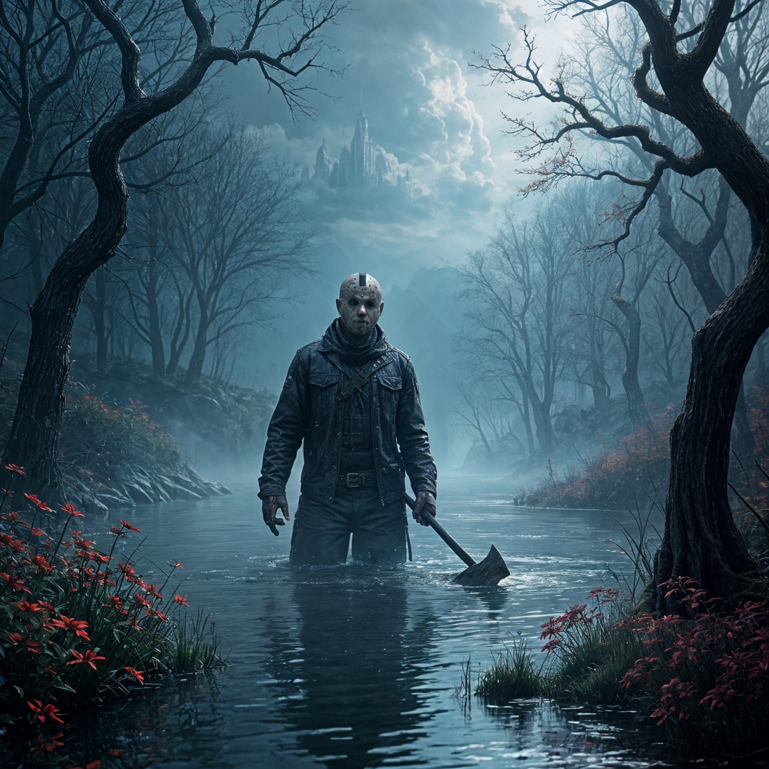 Friday the 13th Tattoo Event Flyer: Matte Painting