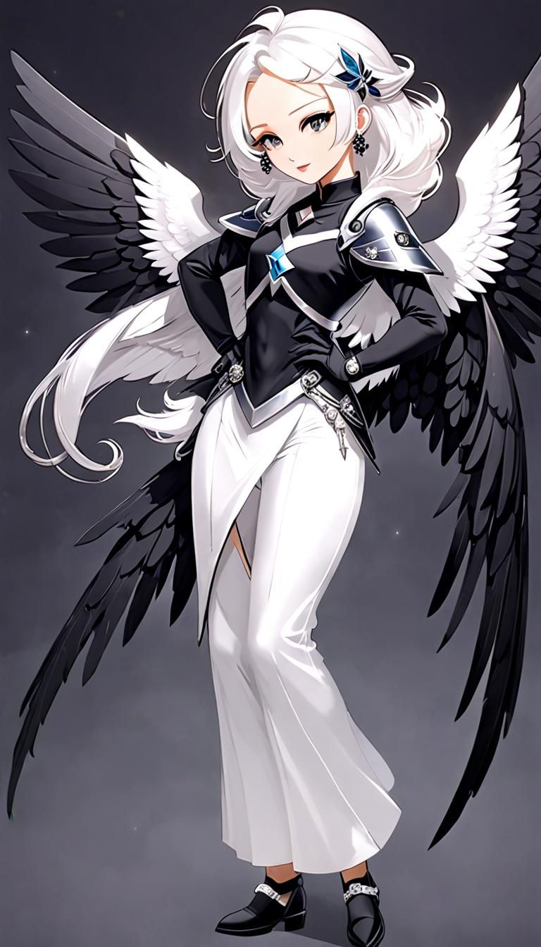 Dualistic Nephalem: Angel and Demon in Black and White