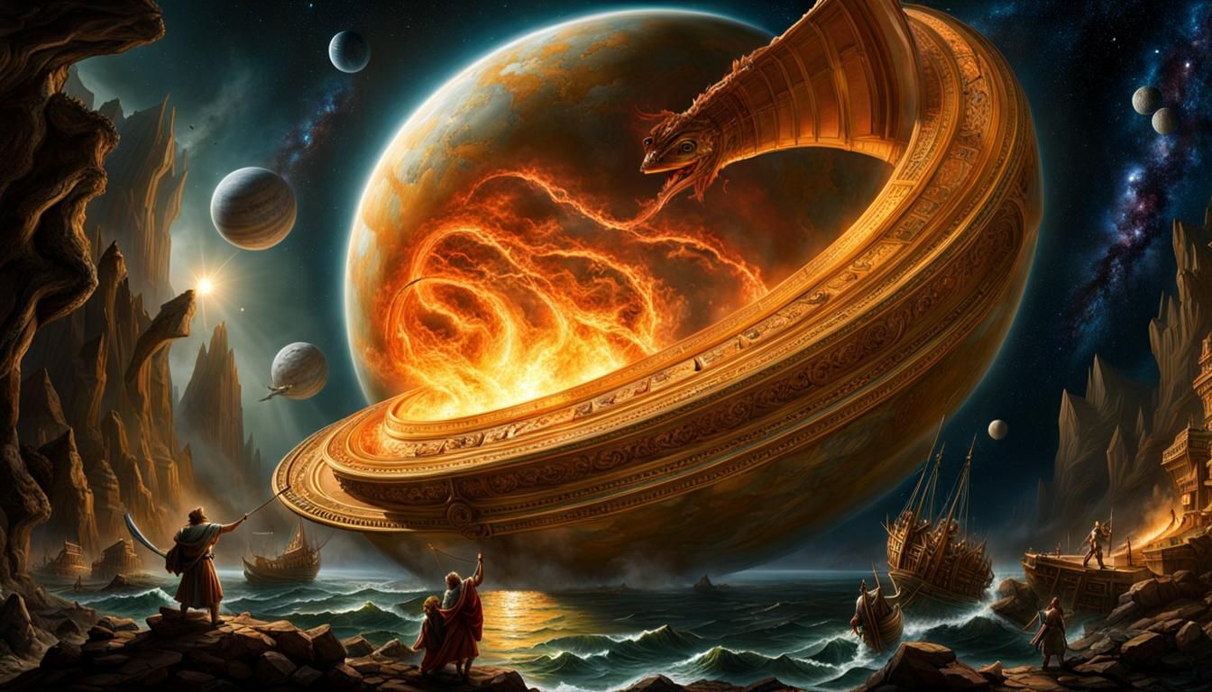 Baby Hercules Strangling Snakes Sent by Juno