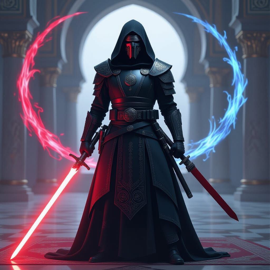 Ottoman Warrior: Darth Revan in Duality Stance