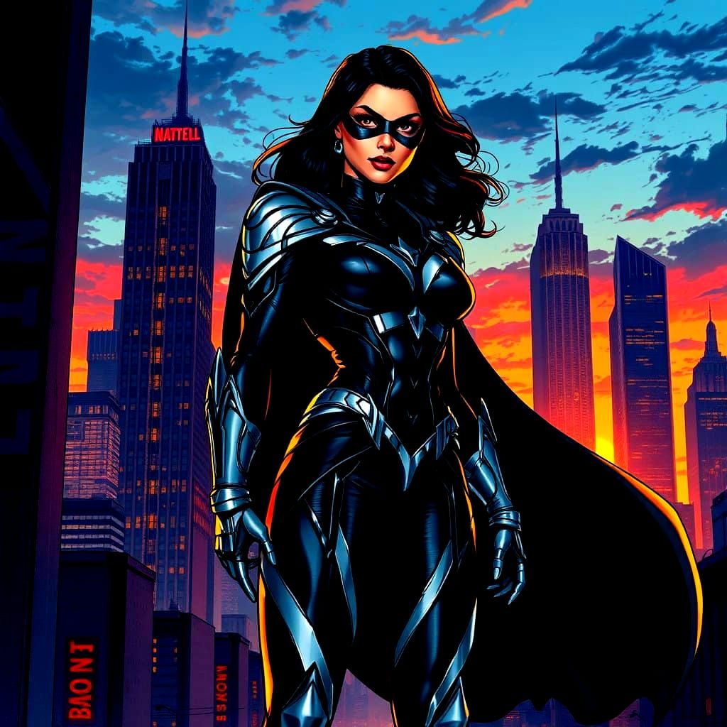 Generic Superheroine Generated by AI