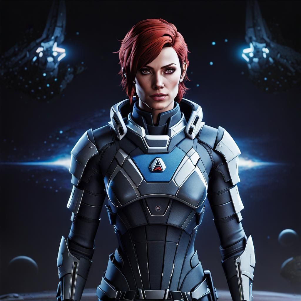 Mass Effect Andromeda in Anime Style