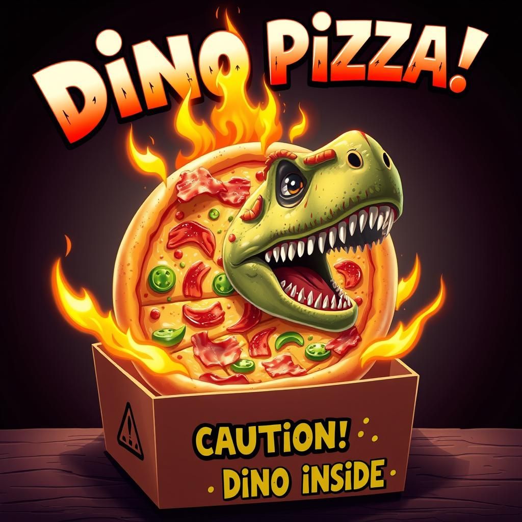 🍕Dinosaur Meat Pizza 🦖