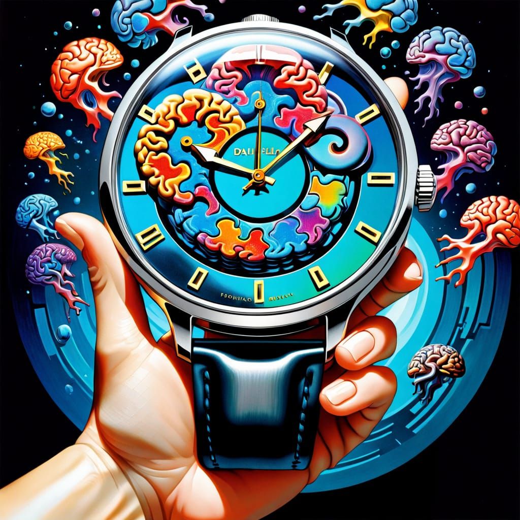 Surreal Cosmic Watch Unveils the Mysteries of the Mind