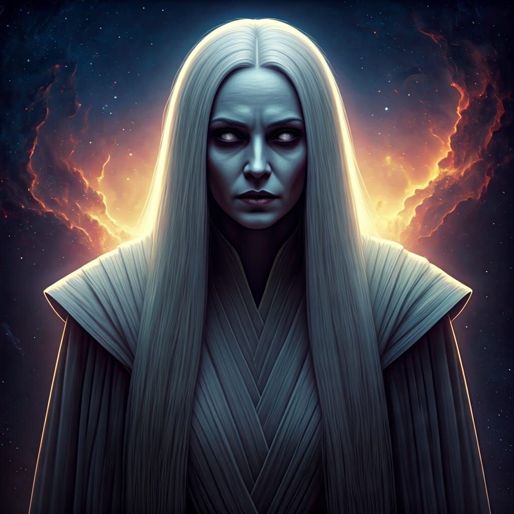 Ethereal Goddess of the Jedi Force: A Dark yet Radiant Entit...