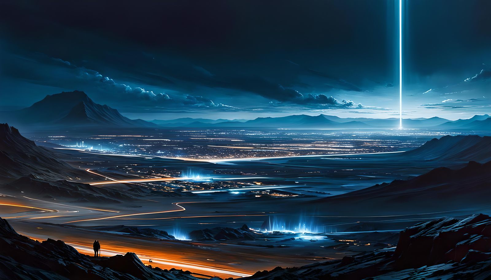 Futuristic Candy Landscape in Hyperreal Digital Art