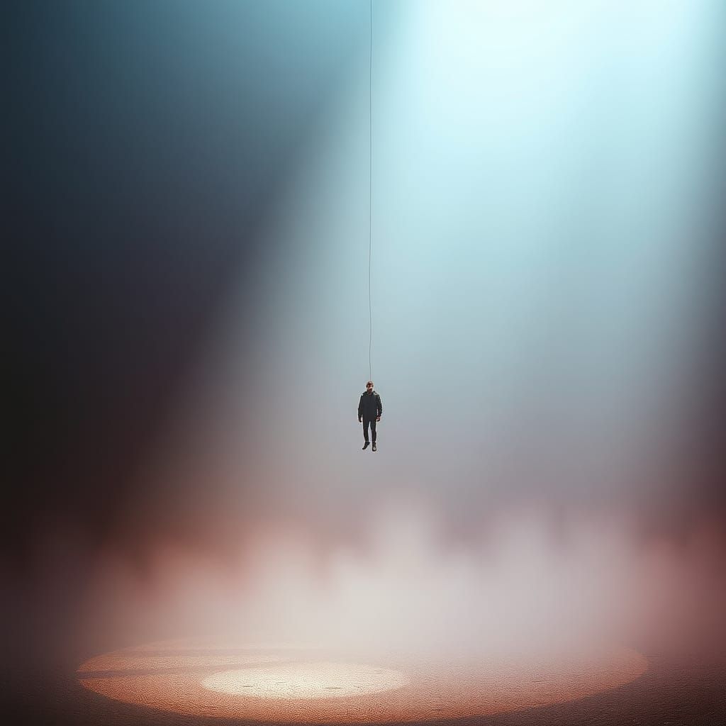 Ethereal Figure in Surreal Dreamscape, Photorealistic Illust...