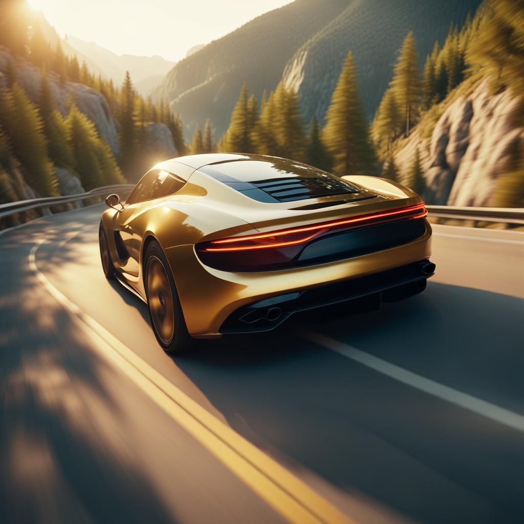 High-Octane Mountain Pursuit in Cinematic Style