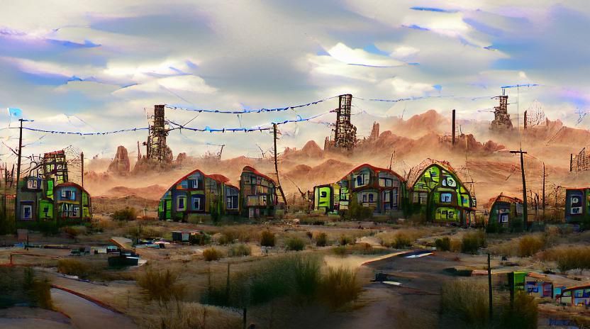 Wasteland Neighborhood: A Scene of Urban Decay