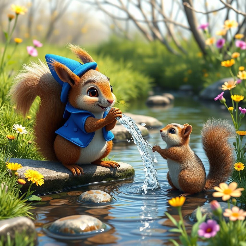 Naughty Squirrels! 😉