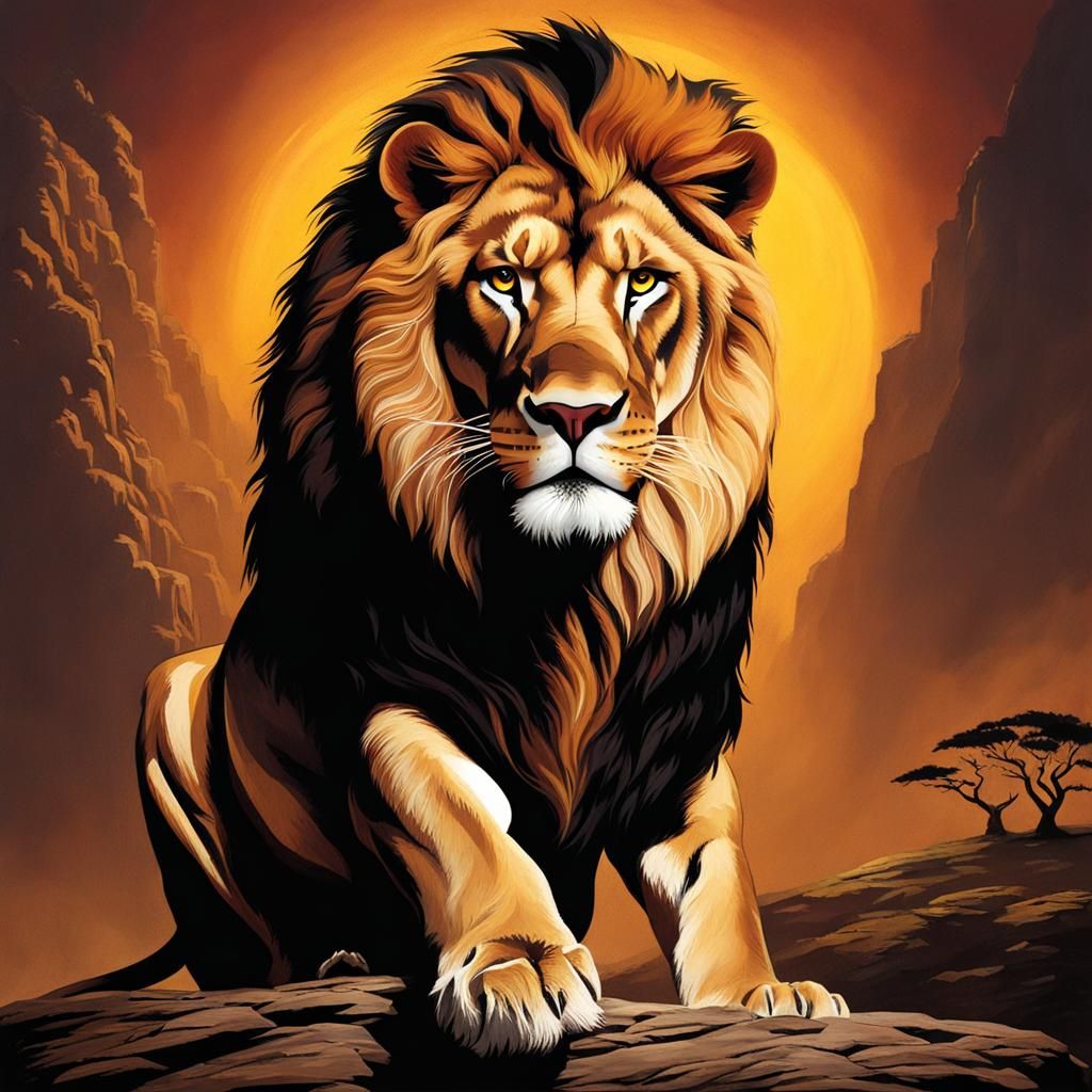 Majestic Lion of Judah